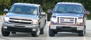 Illustration for article titled Jalopnik 2009 Pickup Truck Comparison Challenge: Auto Cross